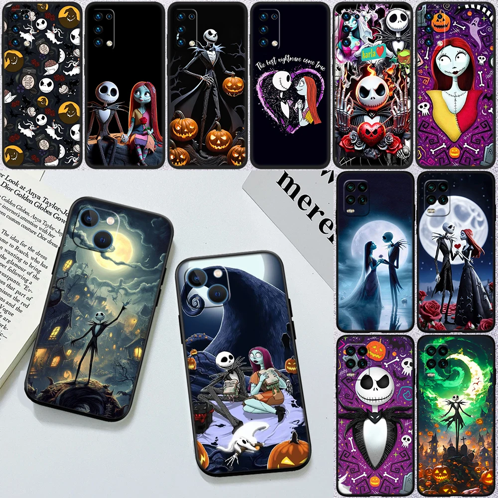 Nightmare Before Christmas Case for Samsung Galaxy A11 A12 A13 A15 A52S A53 A55 A56 A70 A71 A72 A73 F06 F16 F56 S10 Plus S10e