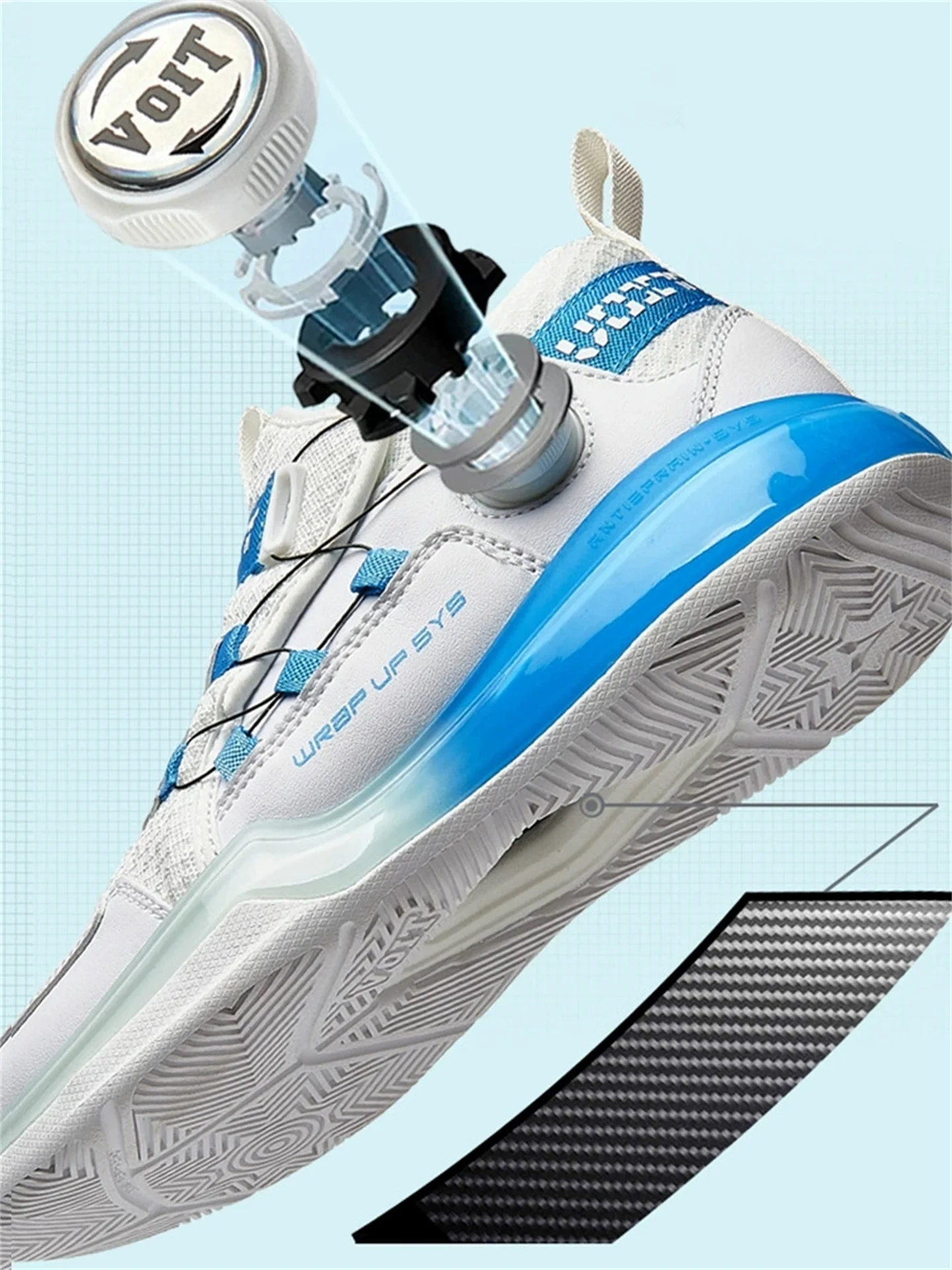 Unisex Rotation Buckle Tennis/ - Shoe Non Slip Badminton ulasan dan harga