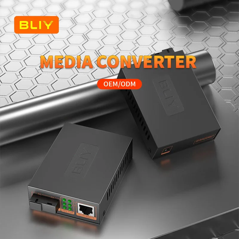 

Media converter 100M/1000M single-mode fiber optic transceiver SC port