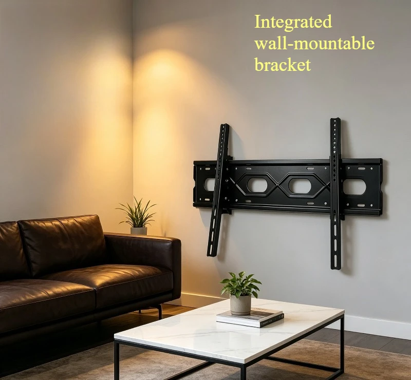 Integrated Wall Mount Bracket Universal TV Support Frame Fit 42 Inch Television