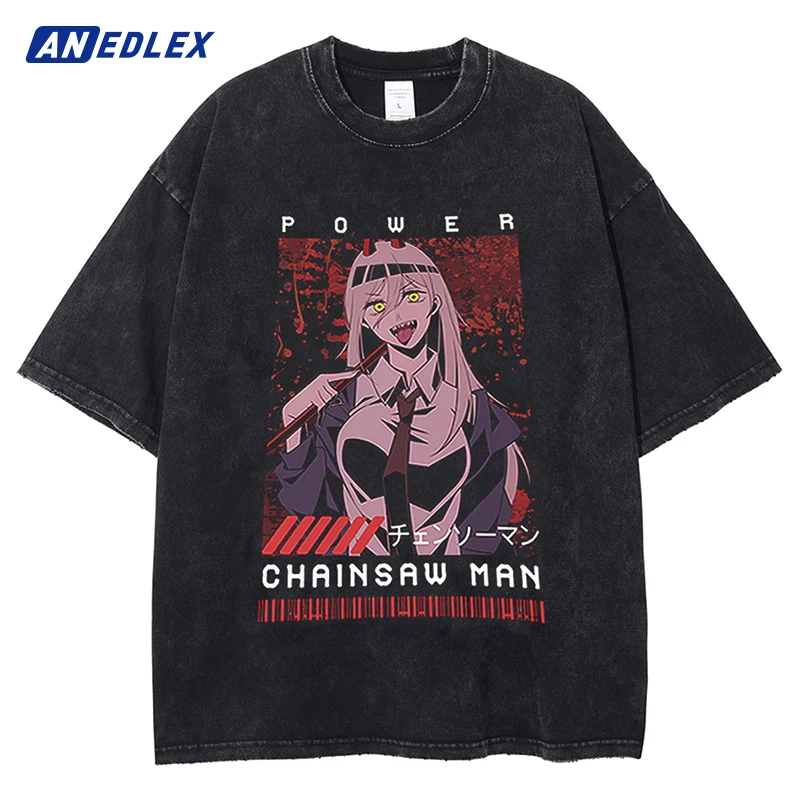 

Harajuku Streetwear T Shirt Japanese Anime Girl Graphic Cotton Tshirt Men Hip Hop Casual Tee Shirts Summer Fashion Vintage Tops