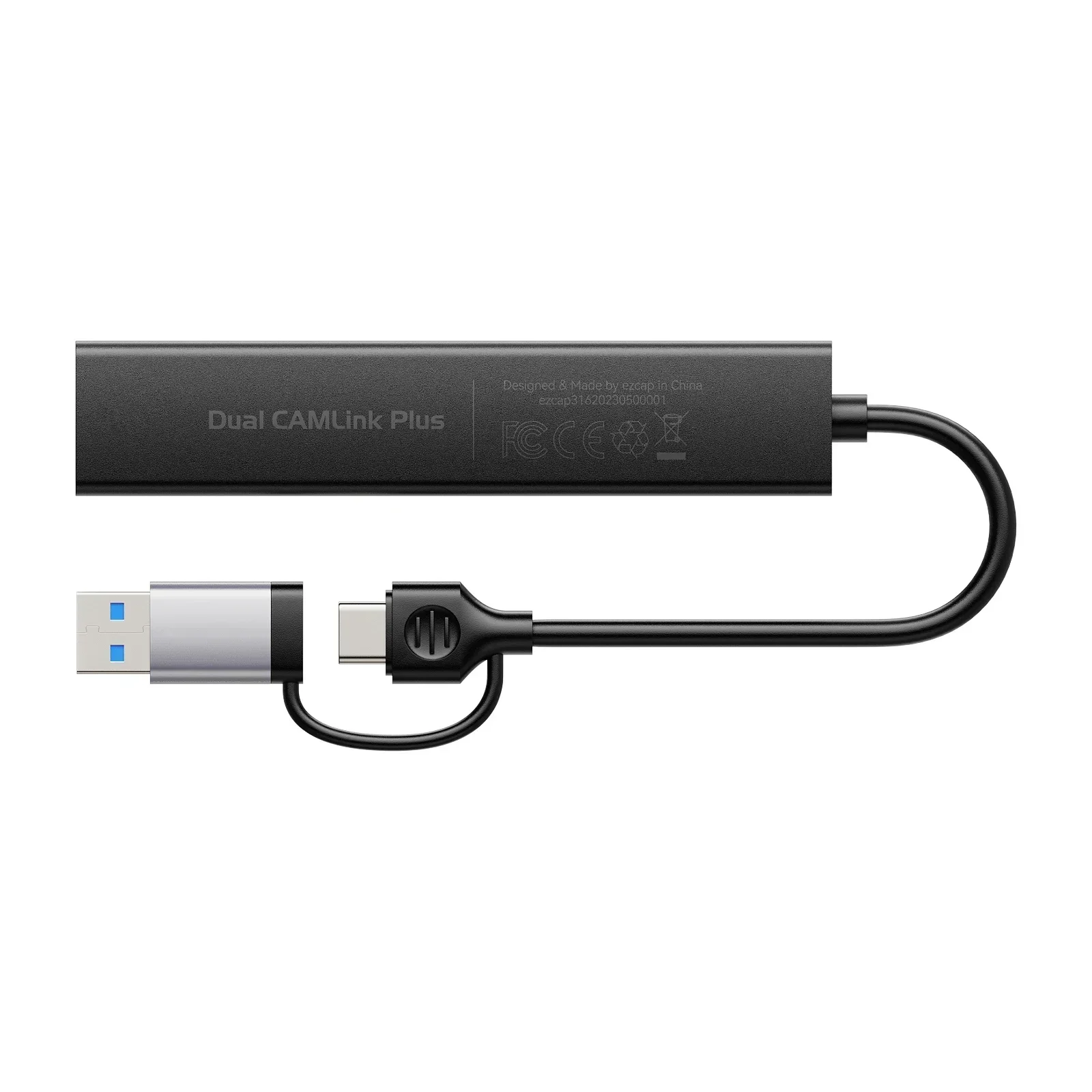 Dual HDMI To Type C USB 3.0 Video Capture Card 1080p 60fps Recording for PS4 PS5 Game Laptop PC Camcorder Camera Live Streaming