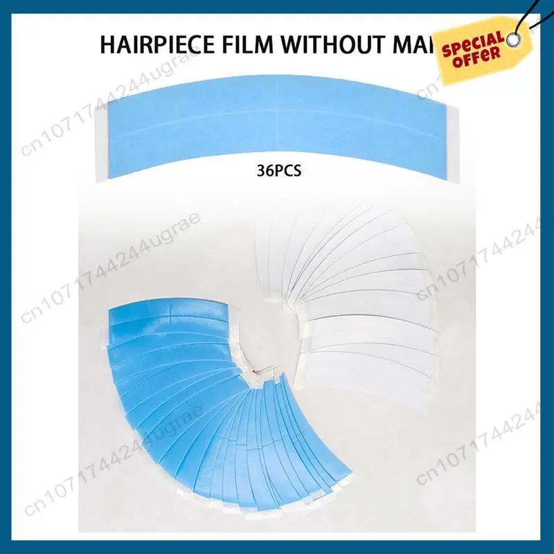

-A15I 72Pc/Lot Strong Fixed Wig Double Tape Wig Adhesive Extended Hair Strip Waterproof For Toupee Lace Wig With Slitting Line