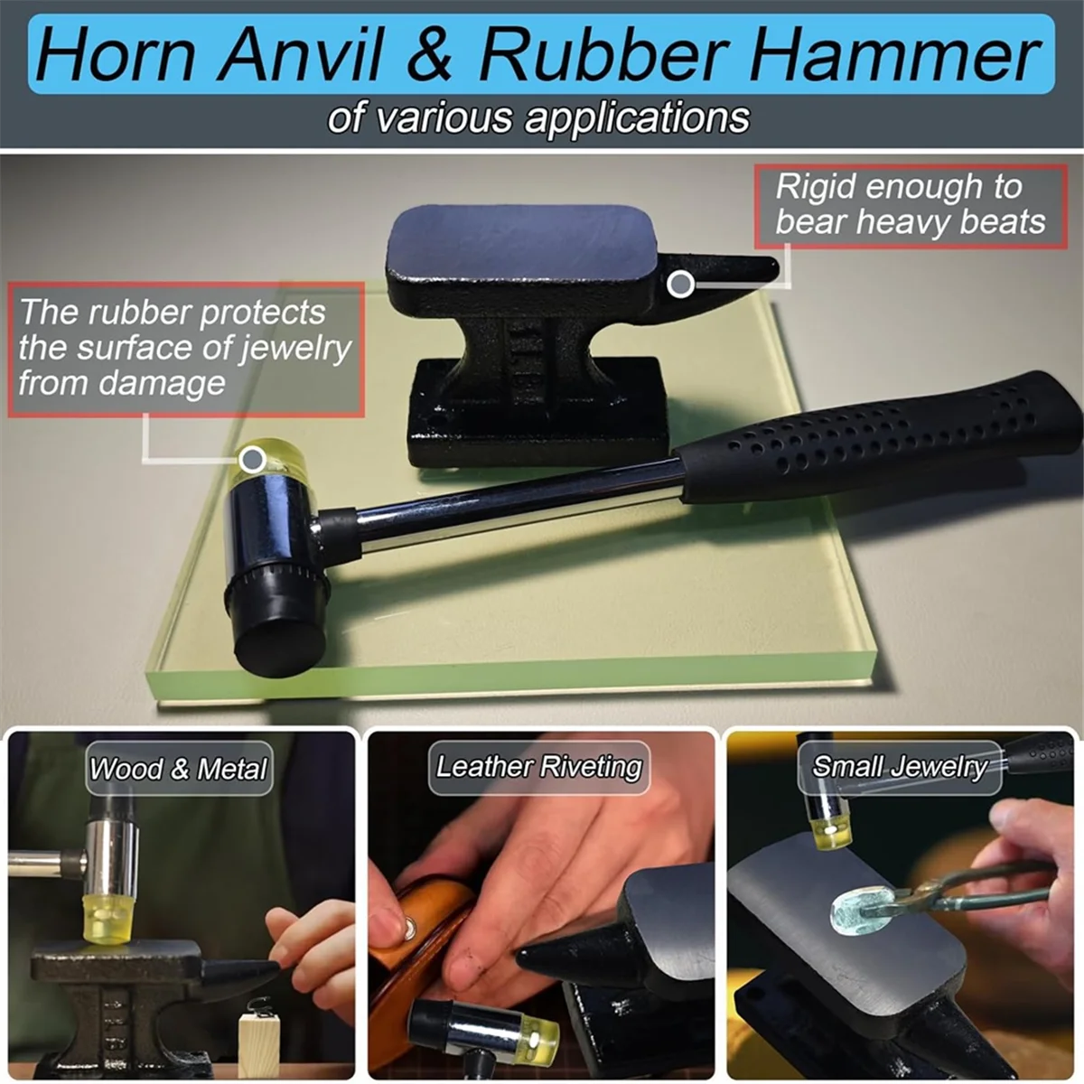

【Today Only@】Anvil and Hammer Set