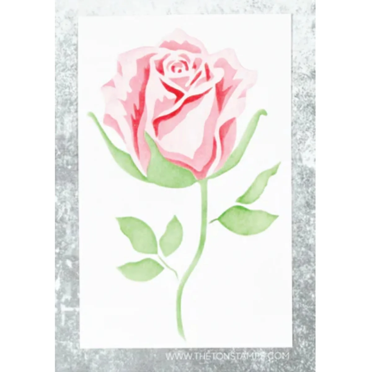 

2025 July Single Rose Layering Stencils for DIY Making Card Scrapbook Embossed Paper Album Craft Supplies Template Decoration
