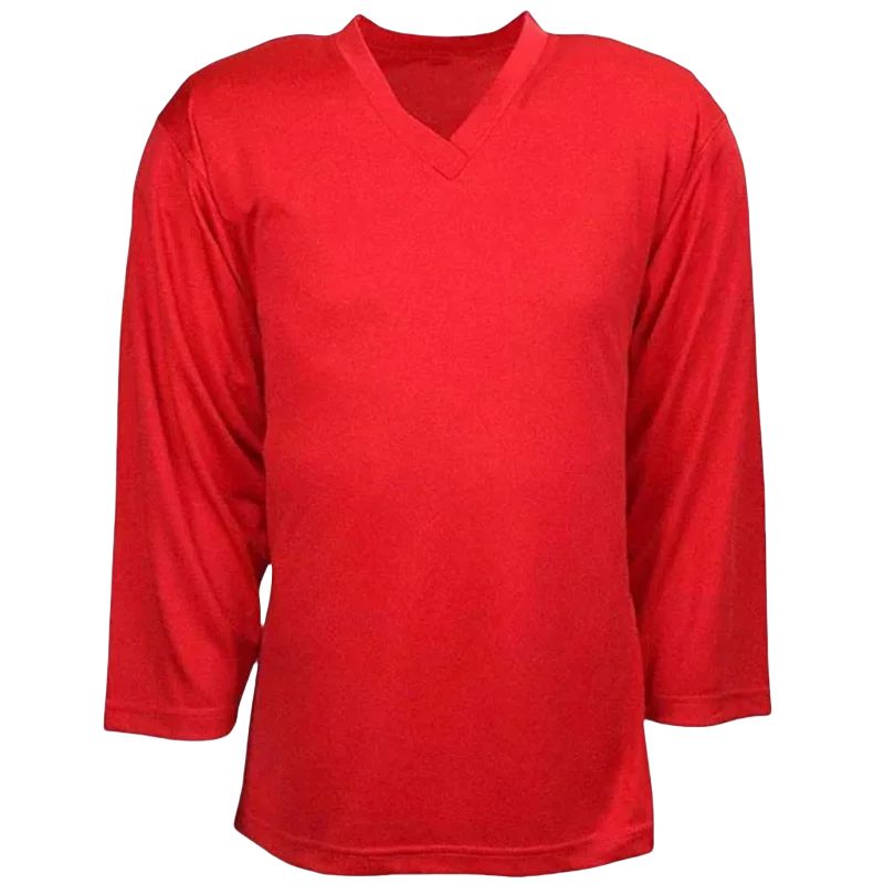 2025 Color sólido para hombre Jersey de Hockey sobre hielo ropa deportiva al aire libre de manga larga con cuello en V camisa de entrenamiento suelta de Hockey sobre hielo hombre
