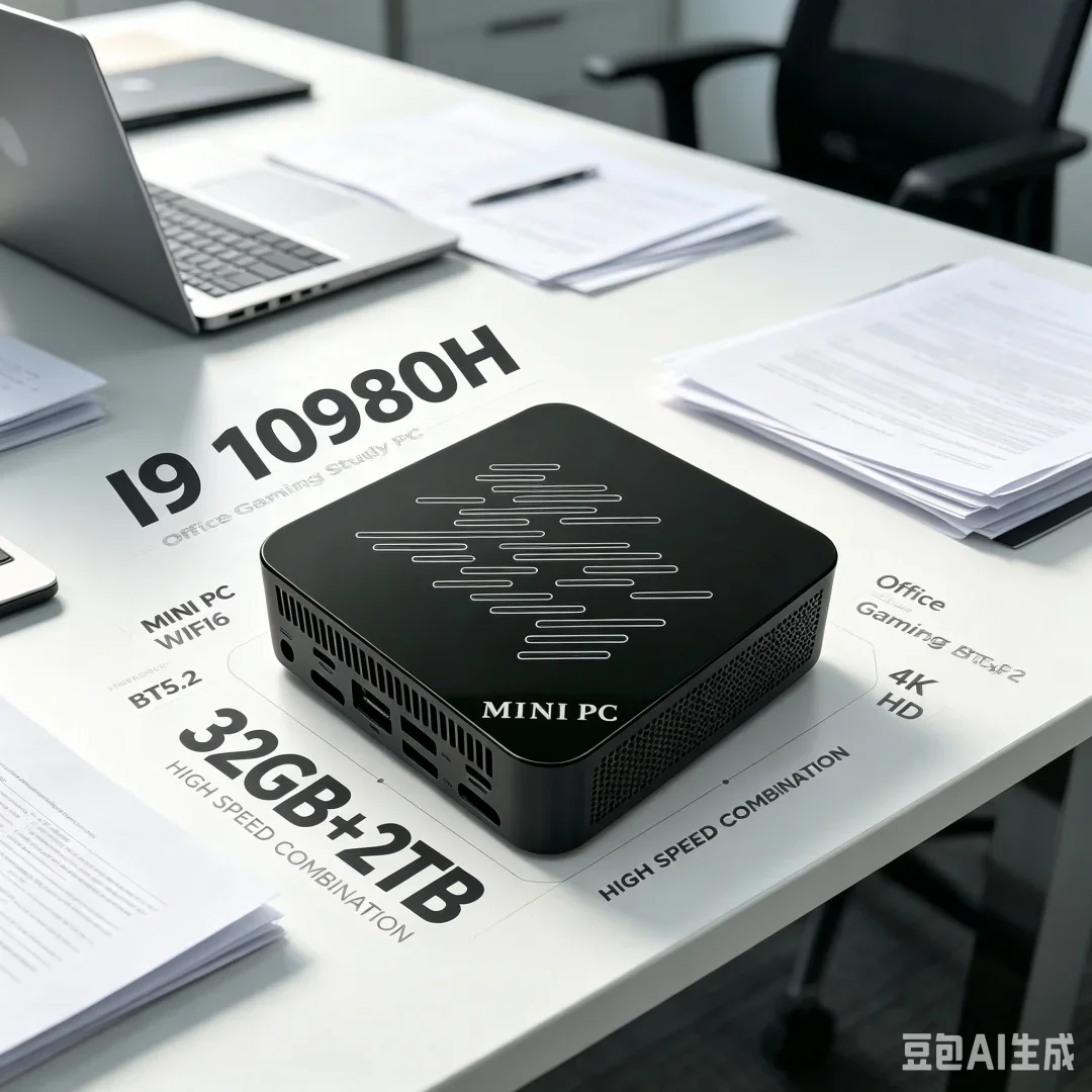 Windows 11 Mini Desktop Intel Core i9 10980HK 16/32GB Large Storage 1TB 2TB SSD WIFI6 BT5.2 4K Gaming Study Office Mini PC