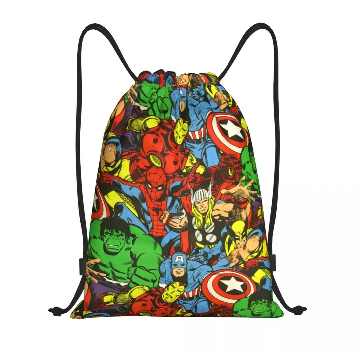 

Custom Superhero Man Drawstring Backpack Bags Women Men Lightweight Gym Sports Sackpack Sacks for Yoga