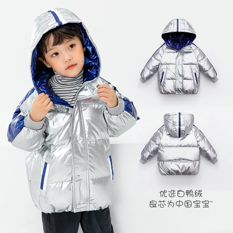 

Winter New Kids Jacket Warm Short Down Coat for Children Boy Girl Outdoor Wear Lightweight Windproof Ski Jacket