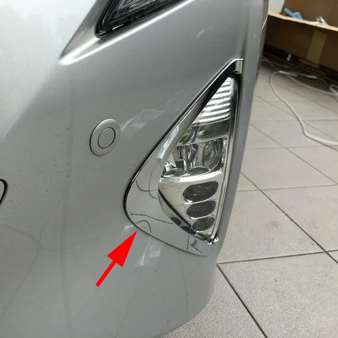 Аксессуары для Toyota Prius 2016-2018, хромированные передние противотуманные фасветильник