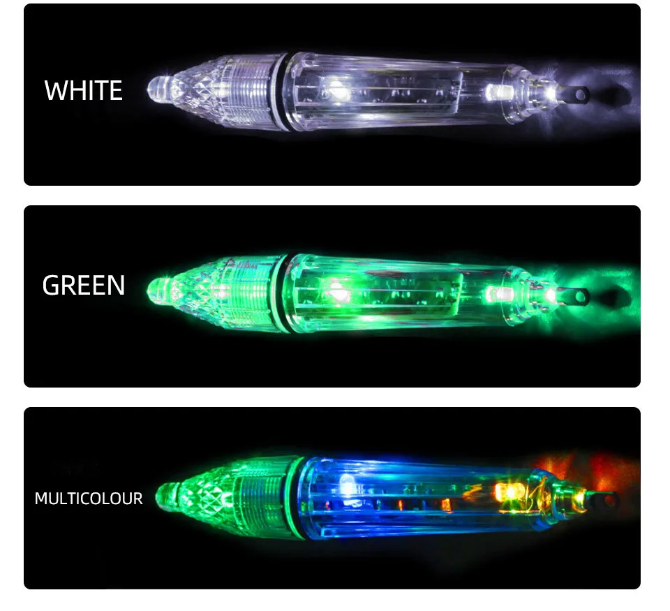 ShareShark 5 Stück/Beutel 12/17cm LED Tiefsee-Blitzlicht Nachtangellicht Tintenfisch-Köder Unterwasser-Angellampe – Detail 9