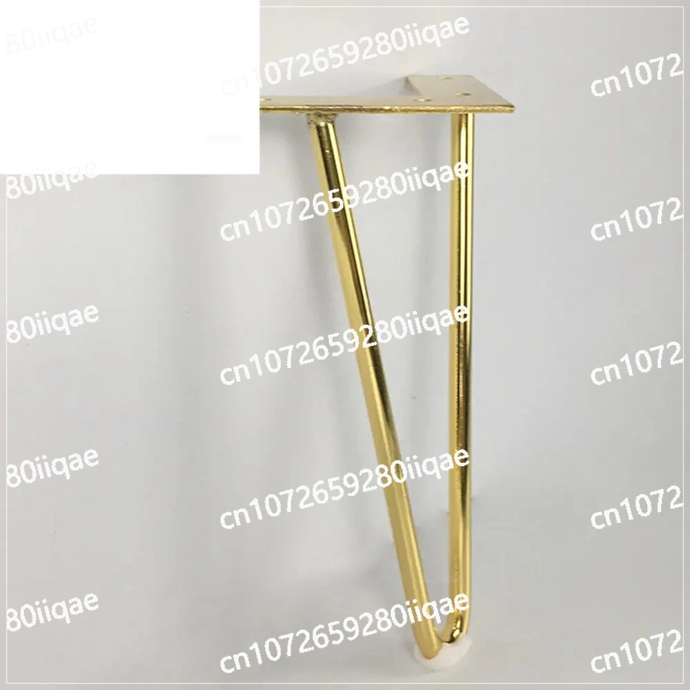 4pcs Black Gold Furniture Legs Metal 10-40cm Iron Hairpin Legs for Coffee Table Dresser Bathroom Cabinet Sofa Chairs Legs