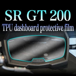 Película de espejo retrovisor transparente para motocicleta, instrumento de solidificación hidráulica, TPU, para Aprilia SR GT 200, 125, 2022