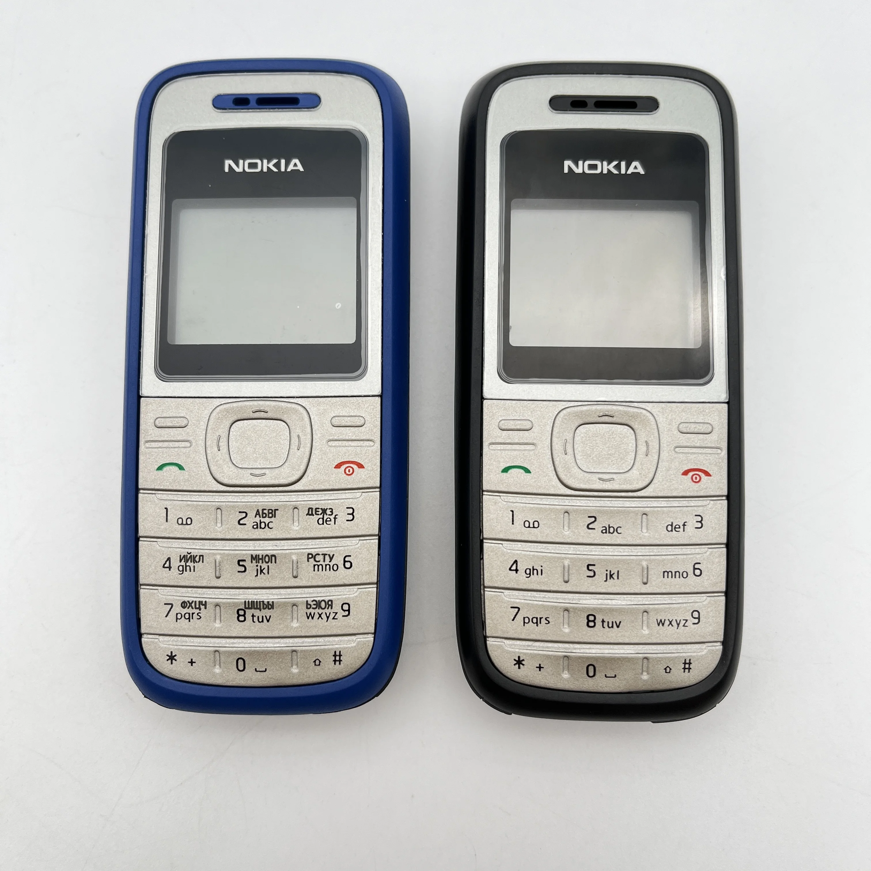هاتف Nokia 1200 مكبر الصوت المجدد غير مقفول، لوحة المفاتيح العبرية العربية الروسية، حالة جيدة
