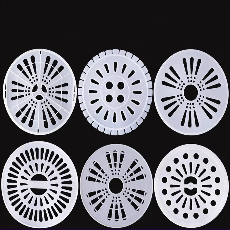 1pc  20/22/23.5/24/24.5/25/27/29cm Dia Plastic Semi Automatic Washing Machine Spin Dryer Cap Cover White