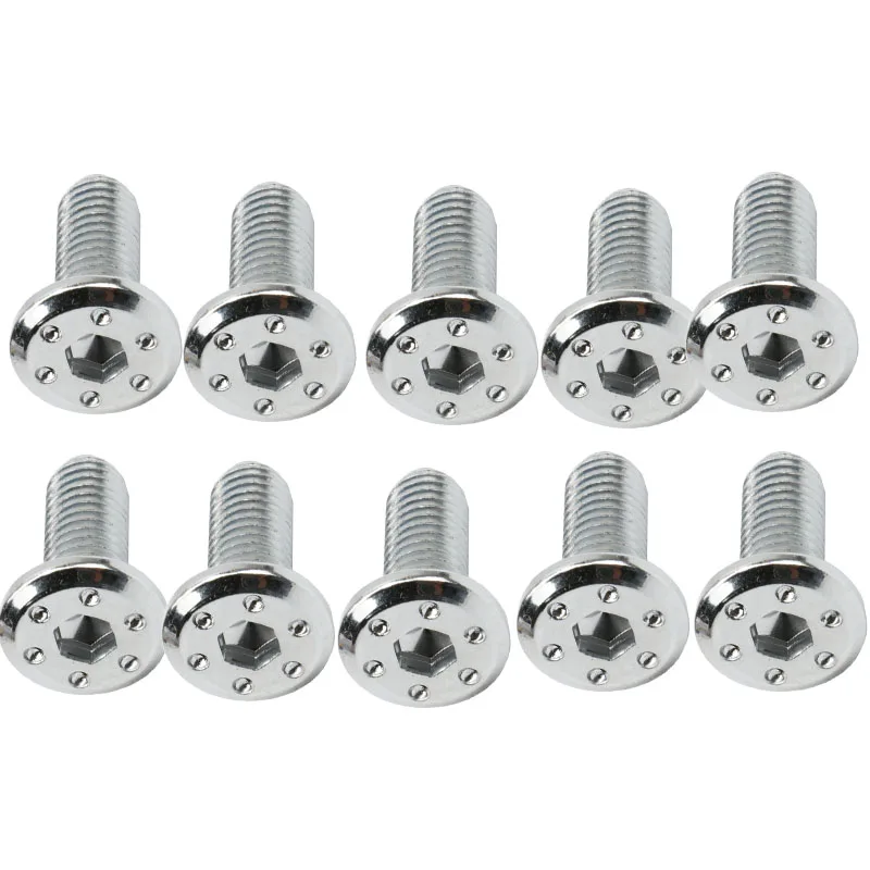 Motorcycle M8*20.5mm Rotor / Brake Disc Screws Bolts Plating Color For Honda Yamaha Kawasaki Suzuki Ornament Universal image 6