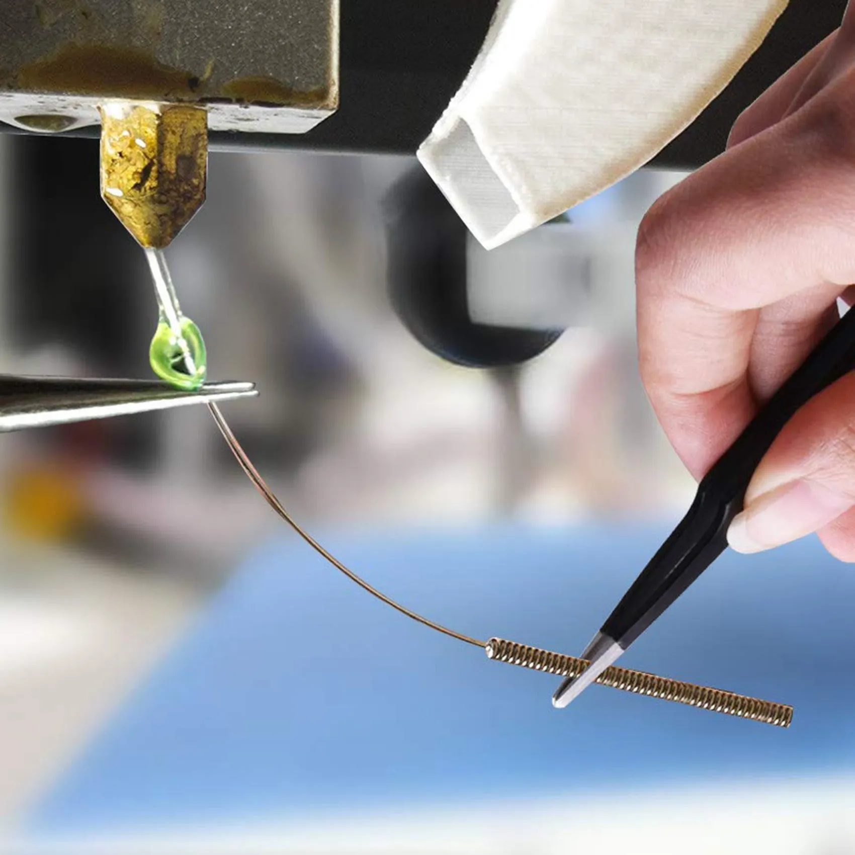 Must Have 30Pcs 3D Printer Parts Bendable Nozzle Cleaner Hotend Cleaning Needle Drill Bit Brush Tweezers Tool Kit For CR10 Ender