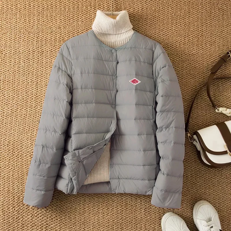 2026New Arrivals Autumn Winter Warm Women White Duck Down Slim Jackets Female Fashion Ultra Lightweight Packable Puffer Coats