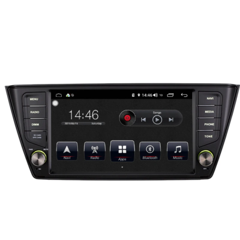 Android 8.1 Car DVD Radio GPS Navigation for Skoda Fabia Car Audio Stereo