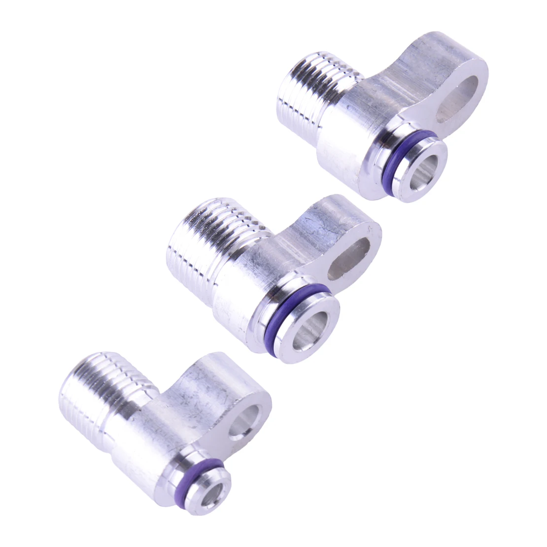 3pcs R134a A/C Lines AC Compressor Drier Condenser Radiator Fitting Adapter for Auto Air Conditioning Hose