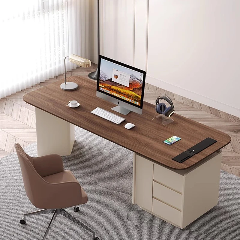 Desktop Workstation Work Table Writing Executive Meeting Office Desk Drawers Computer Tavolo Scrivania Ufficio Office Furniture