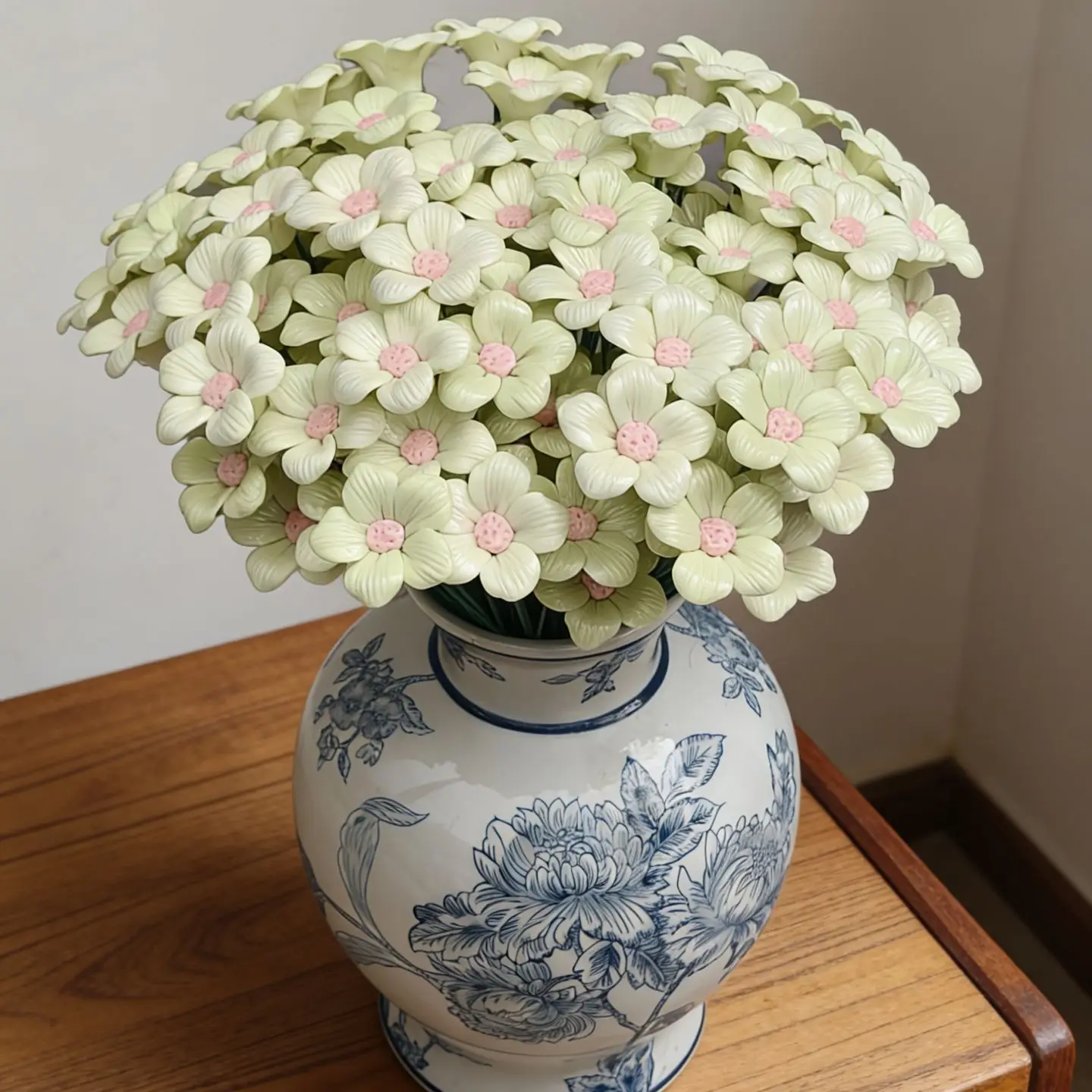 5 Stück Keramikblumen, handgefertigte Simulationsblumen für hohe Temperaturen, ländliche Wildblumen, kreative Geschenke, Heimdekoration – Detail 30