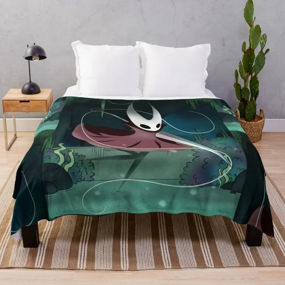 

Hornet - Hollow Knight Throw Blanket Color Fast Cozy Throw Blanket