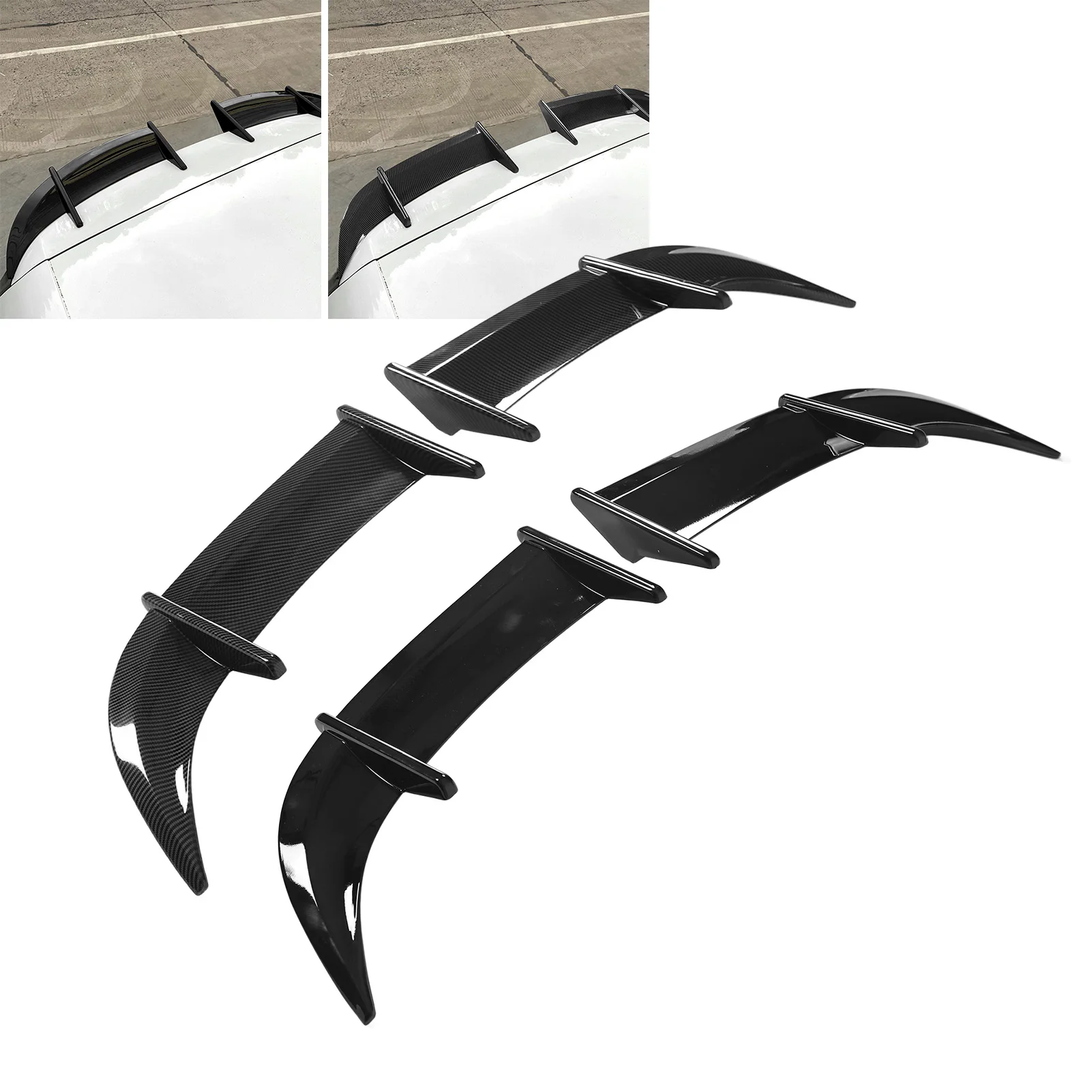 Auto Heckspoiler AK Wind Druck Reduzierung Heckspoiler Deckel Flügel Fit für MK6 Modelle Hinten Stamm Deckel Spoiler