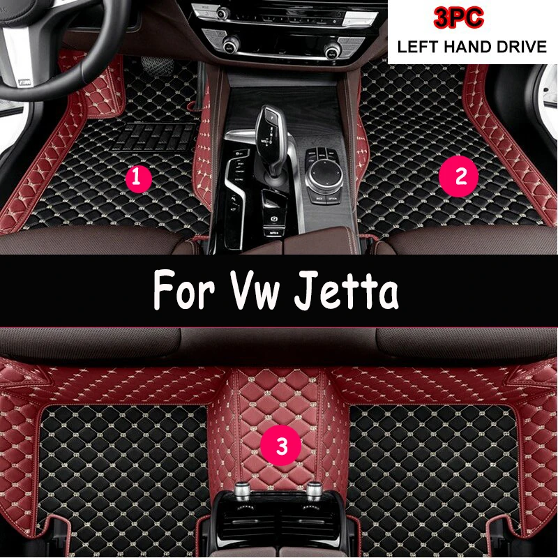 

Автомобильные коврики на заказ для Volkswagen Vw Jetta 2013-2019 лет, карман для телефона, ковер, интерьер, автомобильные аксессуары