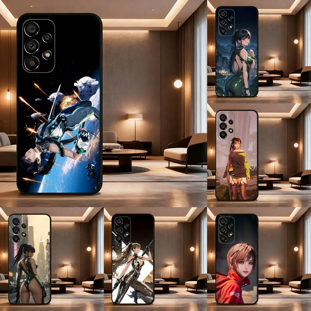 

Game Stellar Blade Phone Case For Samsung Galaxy A73,31,32,72,41,J7,8,9,53,52,71,22,Note Soft Black Silicone Cover