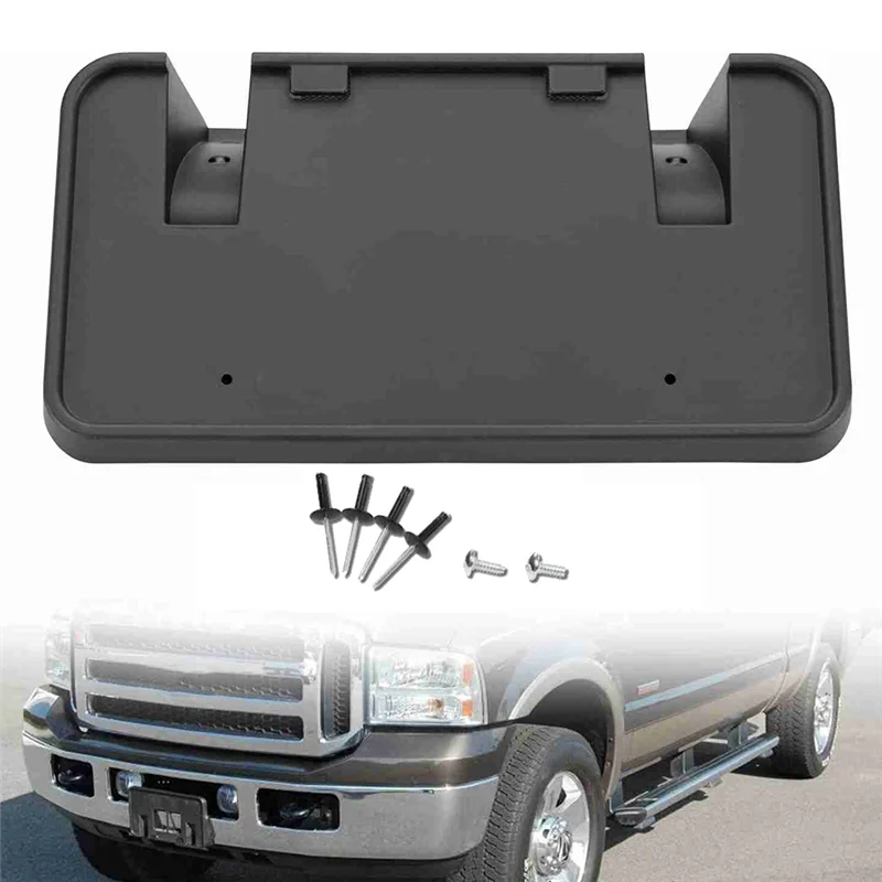 

Строгий передний номерной знак автомобиля, рамка F81Z-17A385-AA для Ford F250 F350 F450 F550 1999-2004 Excursion 2000-2004, автозапчасти
