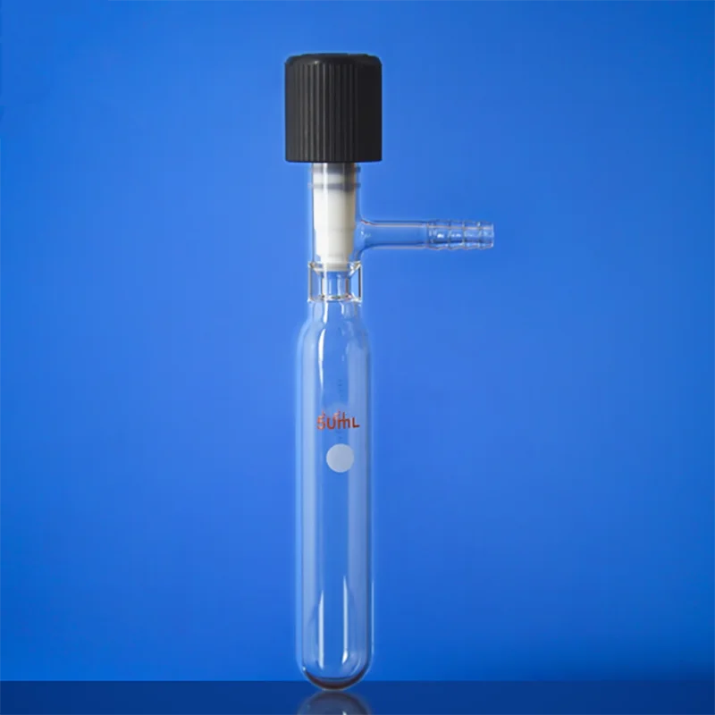Tubular solvent storage bottle high vacuum valve reaction tube 5ml10ml25ml50ml100ml250ml350ml