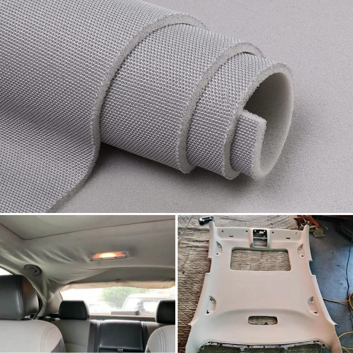 Roof Liner Car Foamized Fabric Headliner Mesh Suede Velvet Cloth for Auto Interior Upholstered Ceiling Sky Repair Lining Fabrics