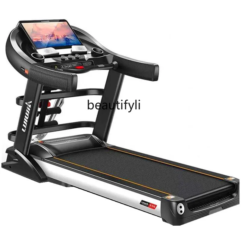 Treadmill for commercial office Ultra-quiet inner folding multi-functional fitness equipment