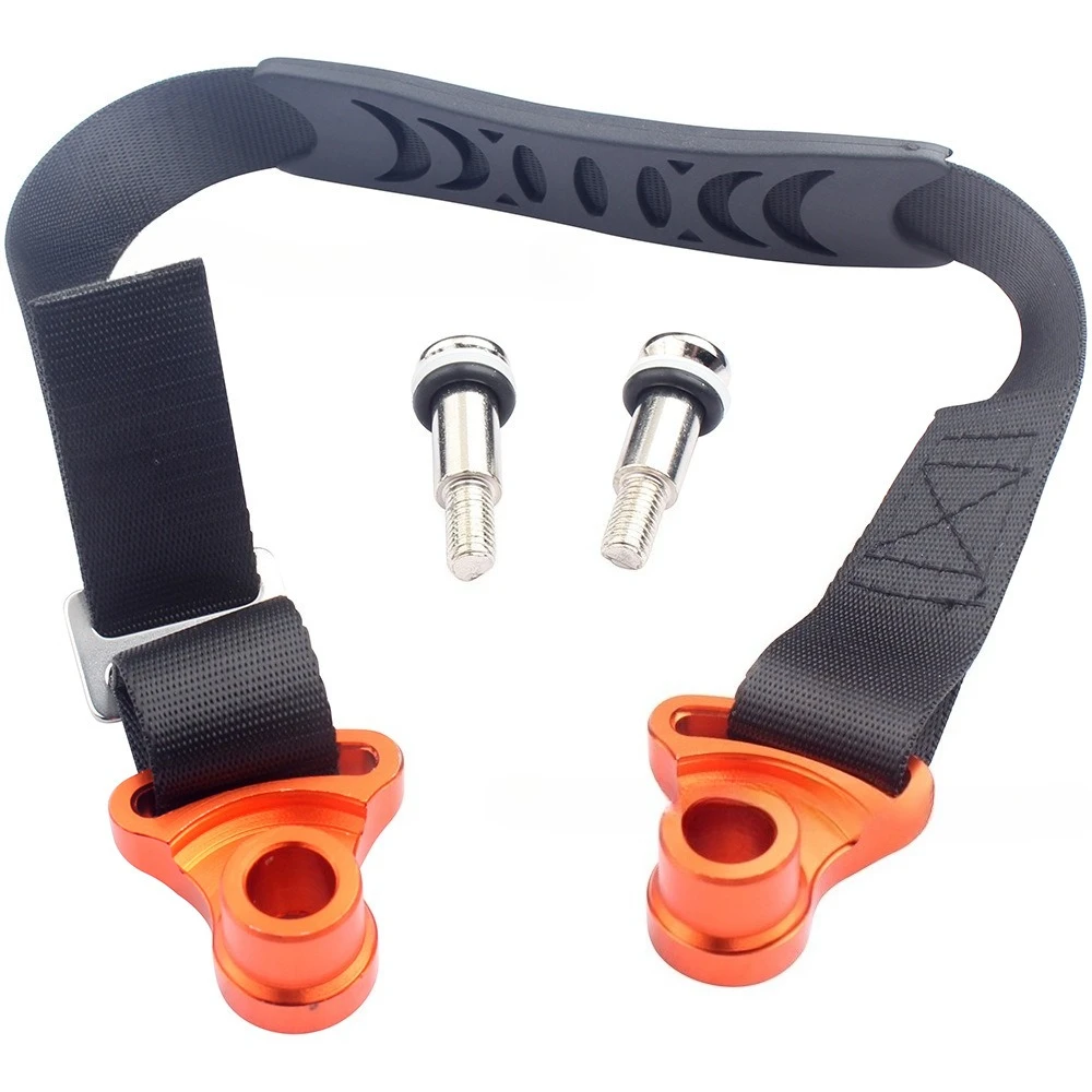 Adequado para motocicletas off-road, honda, kawasaki, suzuki, yamaha cnc alça de resgate traseira, estilingue, alça de captação universal