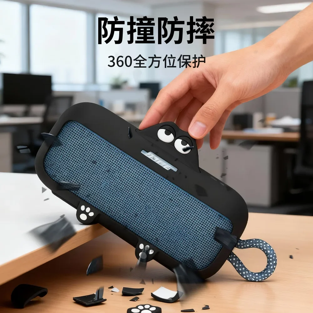 CoverJoy para Bose SoundLink Plus funda protectora a prueba de golpes antideslizante funda de silicona suave diseño de Color puro