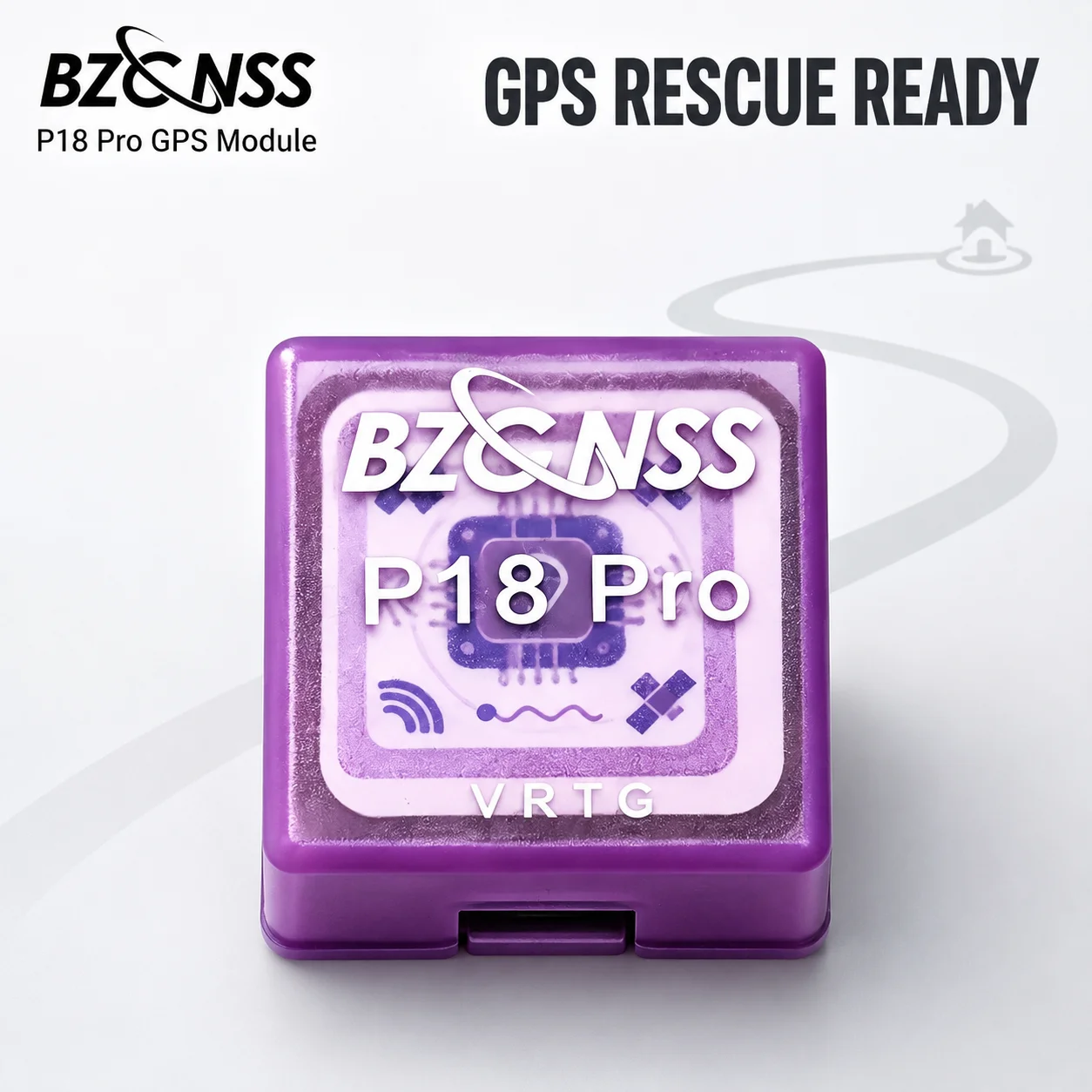BZGNSS P18 Pro FPV GPS Module 10Hz 5V UART SH1.0 4Pin Fast Lock for Betaflight GPS Rescue INAV F405 F722 Long Range FPV RC Drone