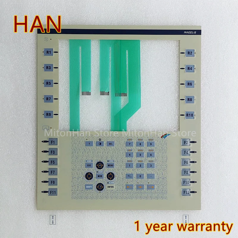Película de membrana para teclado XBTF024110 XBTF024510 XBTF024610, completamente nueva