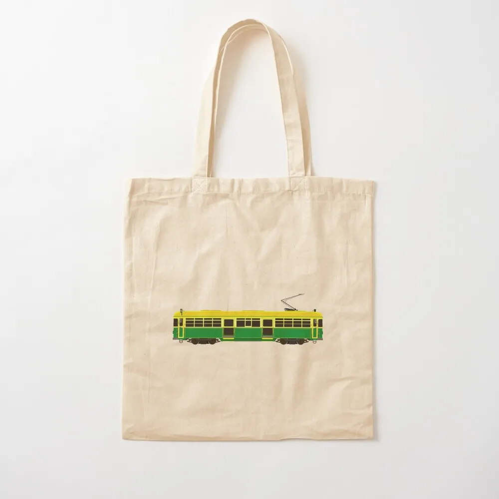 

Melbourne Tram, W-Class Side View Tote Bag tote bag woman Big bag canvas shopping hand Canvas Tote