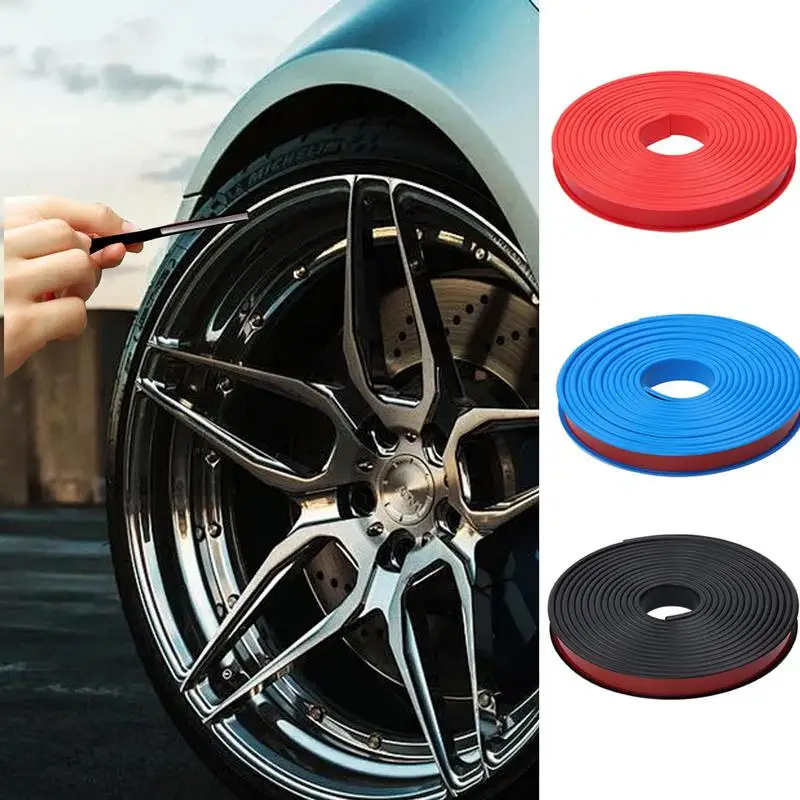 Wheel Protector 9.8 Ft Portable Wheel Protection Trim Car Rim Guards Decorative Automotive Rim Protector Wheel Protector Strips