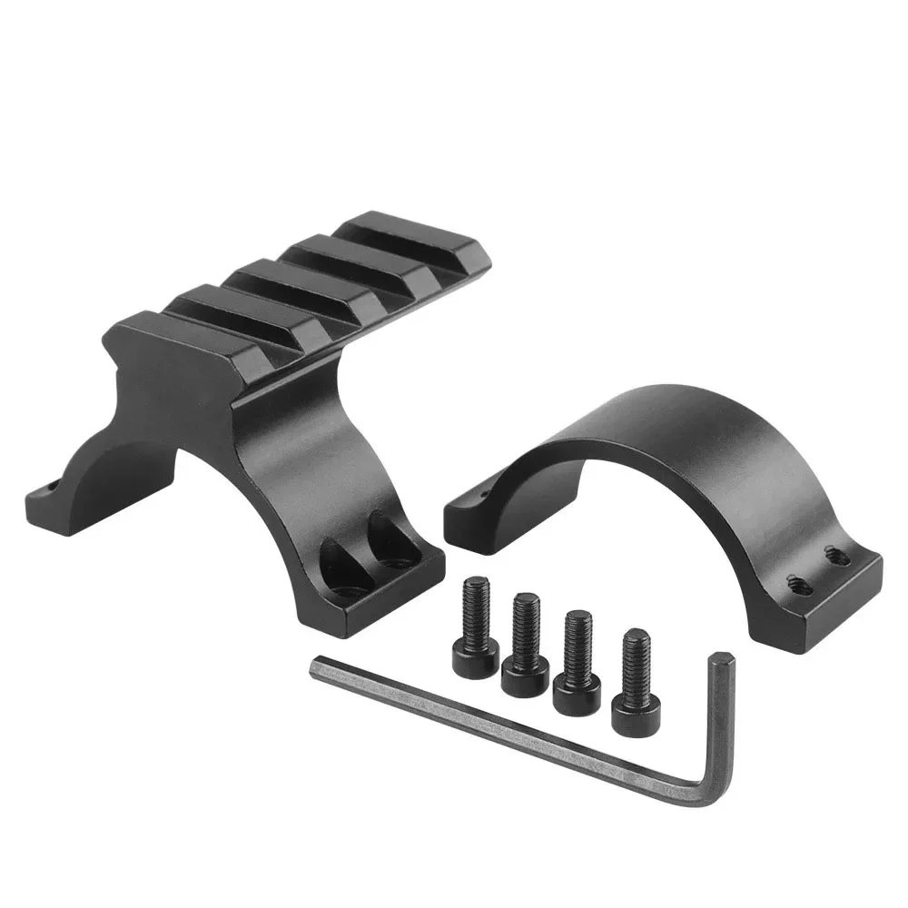 Taktische Zielfernrohrmontage 25,4mm 30mm Ringadapter mit 20mm Picatinny-Schiene Zielfernrohrringe Taschenlampenhalterung – Detail 5