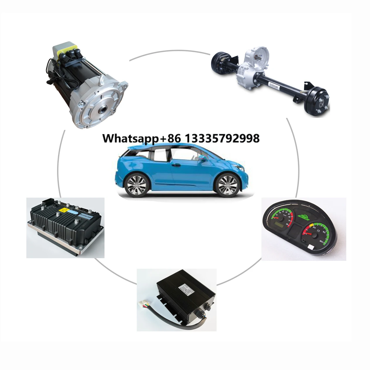 

15kW 96V Motor Para Vehiculo Electrico Motor Electric for Car