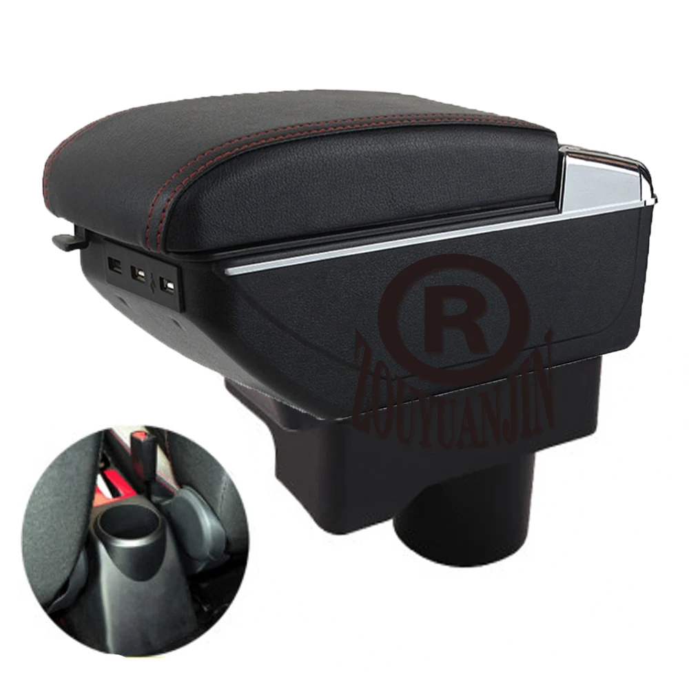 

For Faw Ou Lang Oley Armrest Box Central Store Content Arm Elbow Rest with Cup Holder Ashtray USB