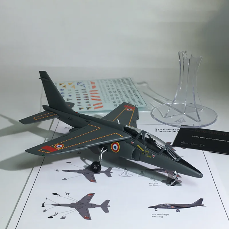 1:72 Scale DASSAULT Simulation Model Used By An Instructor Of A French Alpha Jet Militarized Combat Aircraft Collection Toys