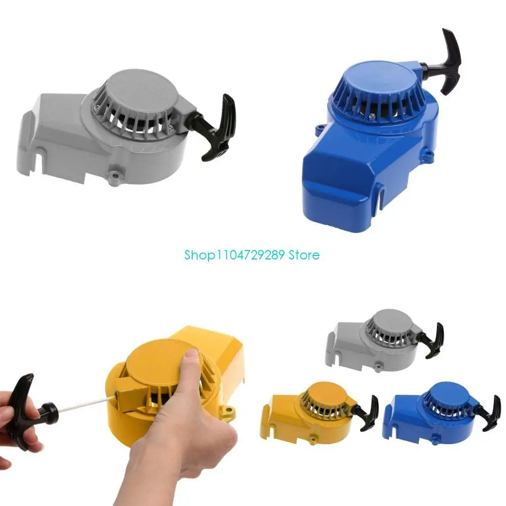 D8KE Motorbike Aluminum Alloy Pull Start Recoil Starter Fit for 49cc Pocket Coolster Mini Go Kart Pit Dirt Bike Quad ATV