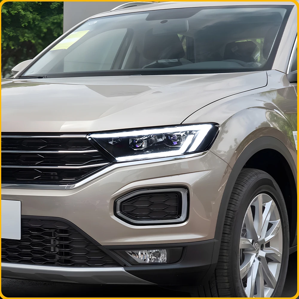 Auto LED Headlight Assembly For VW T-ROC 2018-2020 Upgrade Projector Lens Car Accessories Plug and Play Sequential Turn Signal