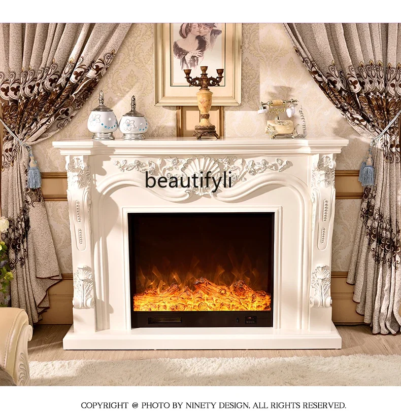 

Fireplace 1.3/1 American mantel simulation fire electronic fireplace core household