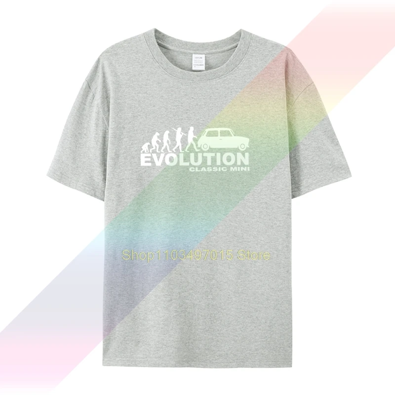 ミニコーパー付きメンズTシャツ,モデル2019,クラシック,レーシングラリー,evo, 3Dプリント,綿100%