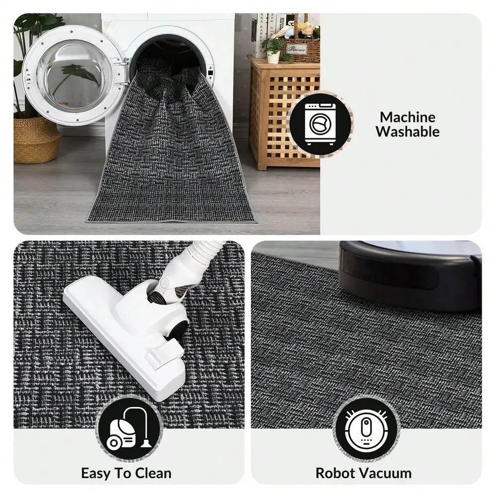 

Washable Carpet Foldable Geometric Print Carpet Soft NonLinting Carpet Home Decoration Carpet AntiFouling And AntiSlip Suitable
