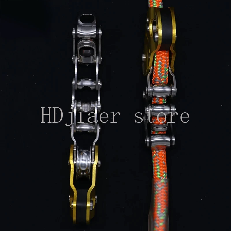 Arborist انتزاع رفع بكرة العمل ارتفاع السلامة تزوير فهم أداة في الهواء الطلق استكشاف حبل متسلق رابيلينج بيلاي الصاعد